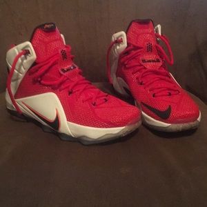 Leborn James VII men’s size 9 White & Red